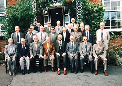 President David Corfield with members